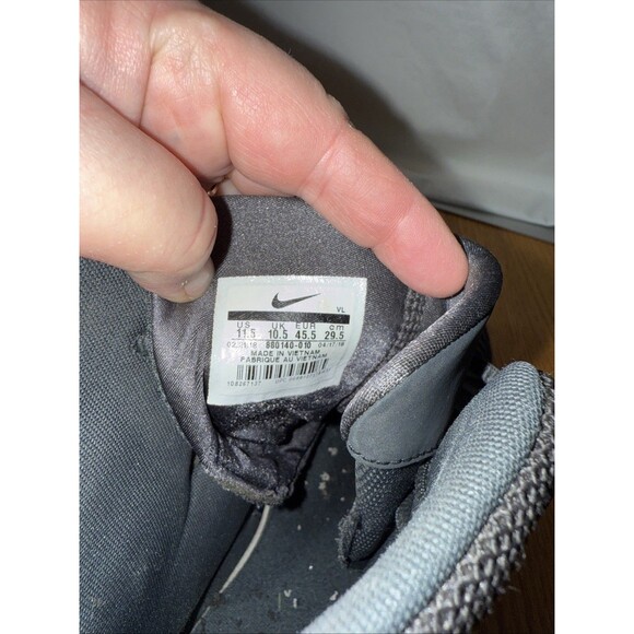 Nike Force Savage Varsity Black High Ankle Football Cleats Size 11.5 880140-010 - Picture 9 of 9